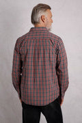 LANDO CHECK L/S SHIRT 203057-NUTMEG