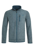 ROSSTEN GRID FULL ZIP FLEECE 11432-PETROL