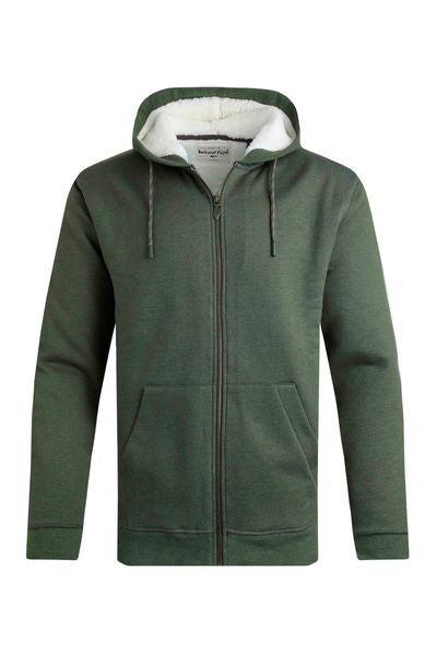 CAMBORNE FULL ZIP HOODED LINED 203062-GREEN