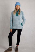 MADI COSY 1/4 ZIP FL;EECE 203018-OCEAN