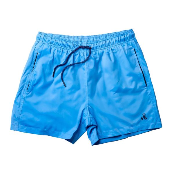 SWOLE PANDA HYPERMOTION SWIM SHORTS PLAIN-SKY BLUE