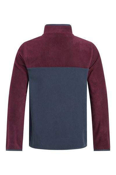 WEIRD FISH TRISTAN 1/4 ZIP MICRO FLEECE 203531-NAVY MIX