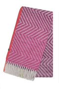 WEIRD FISH JADIDA ECO ZIG ZAG SCARF 202952-BEETROOT