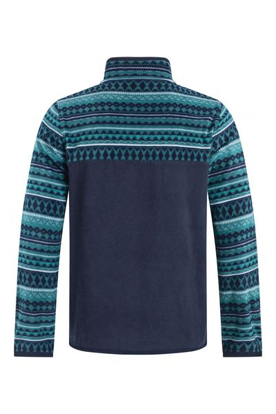 WEIRD FISH GILBERT 1/4 ZIP MICRO FLEECE 203611-NAVY GREEN