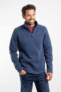 STOWE RECYCLED 1/4 ZIP 19514-INDIGO