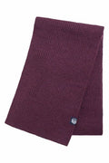 WEIRD FISH STORNOWAY COSY SOLID SCARF 202980-AUBERGINE