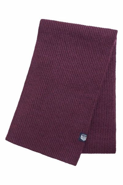 WEIRD FISH STORNOWAY COSY SOLID SCARF 202980-AUBERGINE