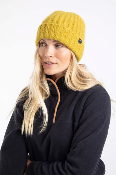 WEIRD FISH CLARE DOUBLE RIB BEANIE HAT 203710-YELLOW