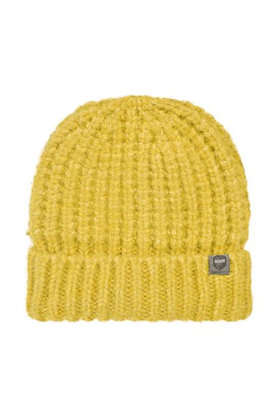 WEIRD FISH CLARE DOUBLE RIB BEANIE HAT 203710-YELLOW
