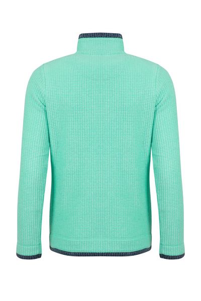 ARIANA GRID FULL ZIP FLEECE 19175-MINT