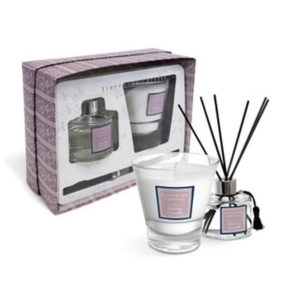 ROSEMARY & LAVENDER CANDLE AND DIFFUSER GIFT SET 142855