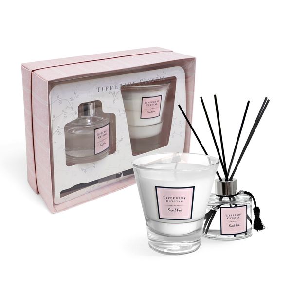 SWEET PEA CANDLE DIFFUSER SET 142879