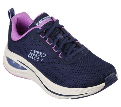 SKECHERS META AIRED OUT 150131-NAVY MULTI