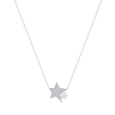 TC DOUBLE STAR PENDANT SILVER 165106