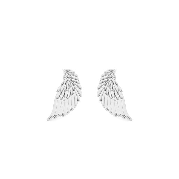 ANGEL WINGS STUD EARRINGS 167612 / 29-SILVER