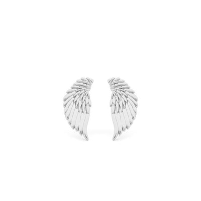 ANGEL WINGS STUD EARRINGS 167612 / 29-SILVER