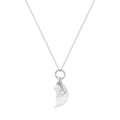 ANGEL WINGS CRYSTAL & PEARL 167780 / 73-SILVER