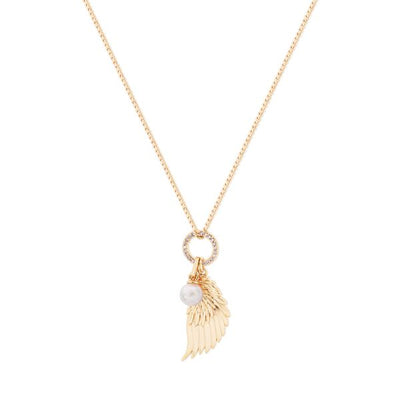 ANGEL WINGS CRYSTAL & PEARL 167780 / 73 Gold
