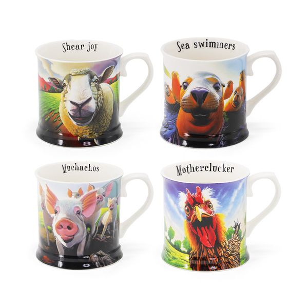 BEYOND THE HERD 4 TANKARDS 169241