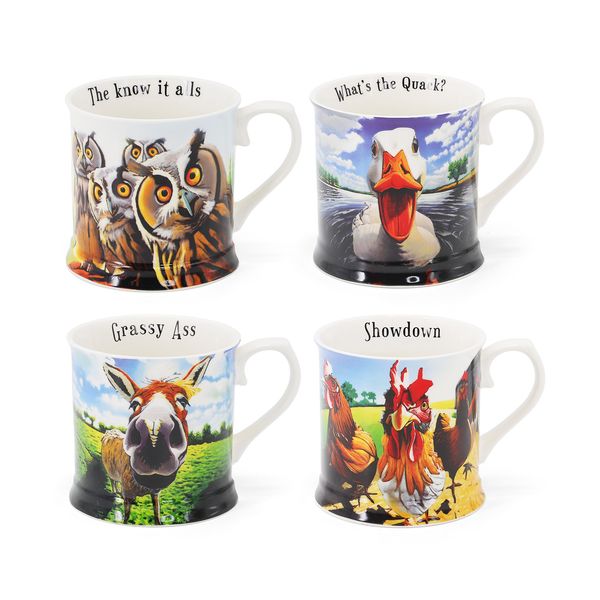BEYOND THE HERD 4 TANKARDS 169258