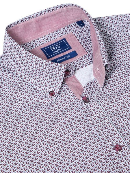 DRIFTERS GEOMETRIC   561-14176-BURGANDY