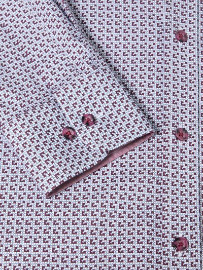 DRIFTERS GEOMETRIC   561-14176-BURGANDY