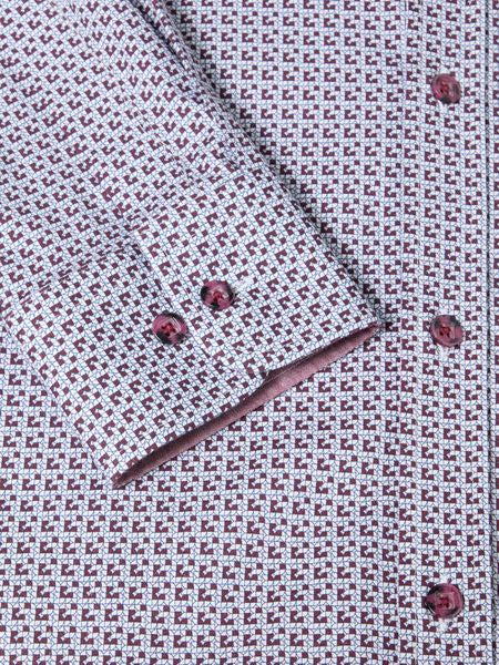 DRIFTERS GEOMETRIC   561-14176-BURGANDY