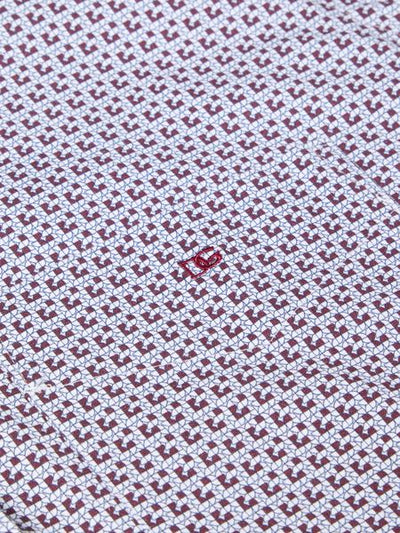 DRIFTERS GEOMETRIC   561-14176-BURGANDY