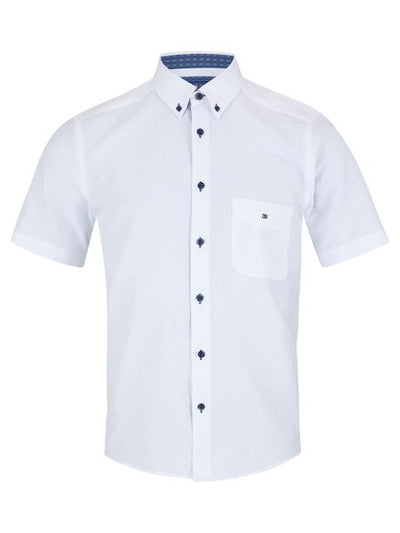 DRIFTERS SHORT SLEEVE PLAIN 15178SS-WHITE