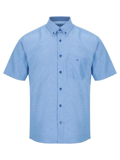 DRIFTERS PLAIN REGULAR FIT SS 561-15178-BLUE