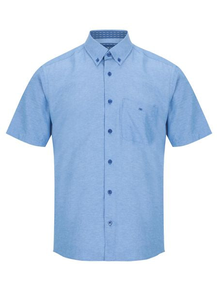 DRIFTERS PLAIN REGULAR FIT SS 561-15178-BLUE