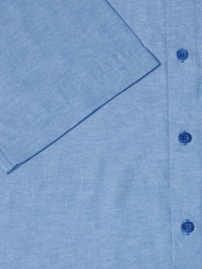 DRIFTERS PLAIN REGULAR FIT SS 561-15178-BLUE