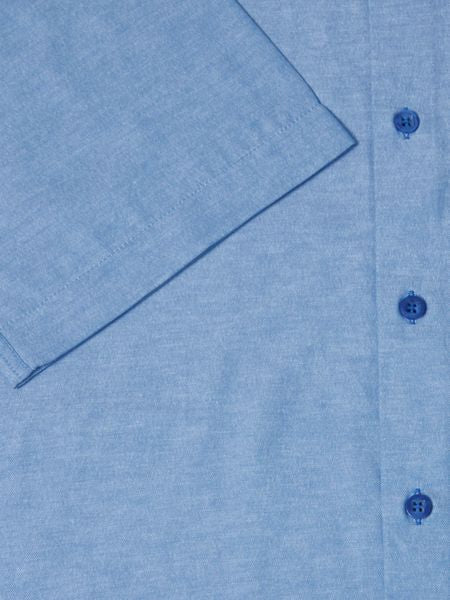 DRIFTERS PLAIN REGULAR FIT SS 561-15178-BLUE