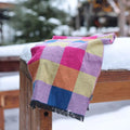 SWOLE PANDA BRIGHT CHECK BAMBOO SCARF SP764