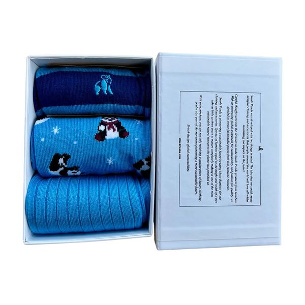 Swole Panda Gift Box 3 Bamboo Socks