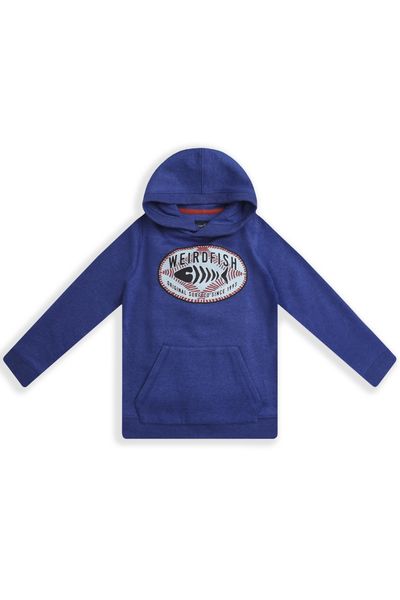KELVIN GRAPHIC HOODY 203610-NAVY