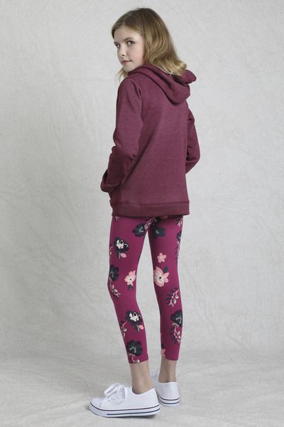 WEIRDFISH LIVVY PRINTED LEGGING 203268-BERRY