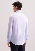 SEIDENSTICKER MEDIUM CHECK 100% COTTON 845641-LIGHT BLUE