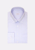 SEIDENSTICKER MEDIUM CHECK 100% COTTON 845641-LIGHT BLUE