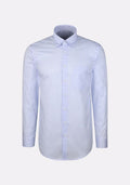SEIDENSTICKER MEDIUM CHECK 100% COTTON 845641-LIGHT BLUE