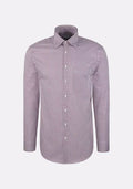 SEIDENSTICKER MEDIUM CHECK 100% COTTON 845641-PURPLE