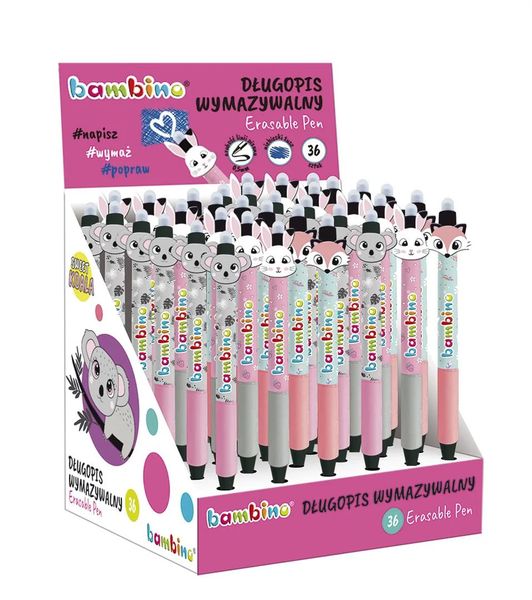 NOVELTY ERASABLE PEN 7719  / 7726-GIRLS