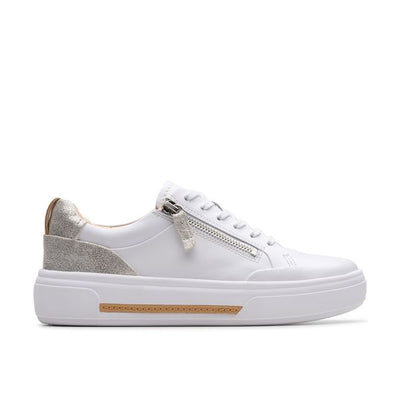 CLARKS HOLLYHOCK ZIP-SILVER