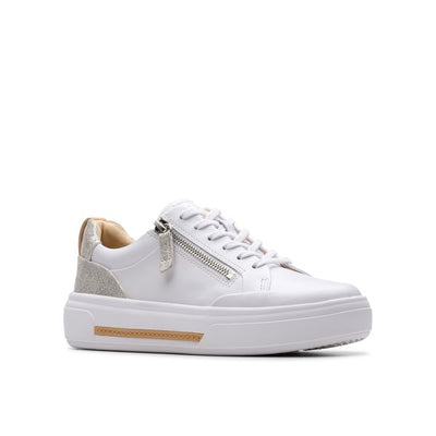 CLARKS HOLLYHOCK ZIP-SILVER
