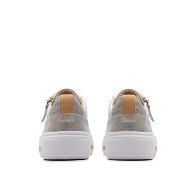 CLARKS HOLLYHOCK ZIP-SILVER