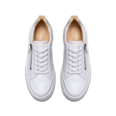 CLARKS HOLLYHOCK ZIP-SILVER
