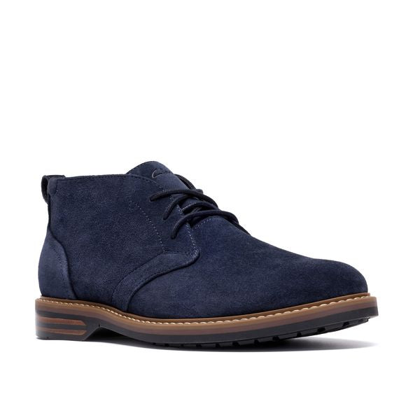 CLARKS ALWIN2 CHUKKA-NAVY