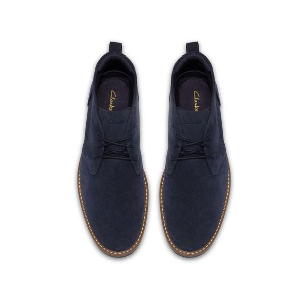 CLARKS ALWIN2 CHUKKA-NAVY