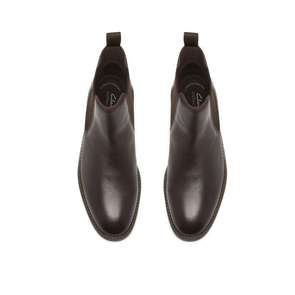 CLARKS JAXEN EASY-DARK BROWN