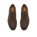 CLARKS NEWFORD LACE-DARK BROWN